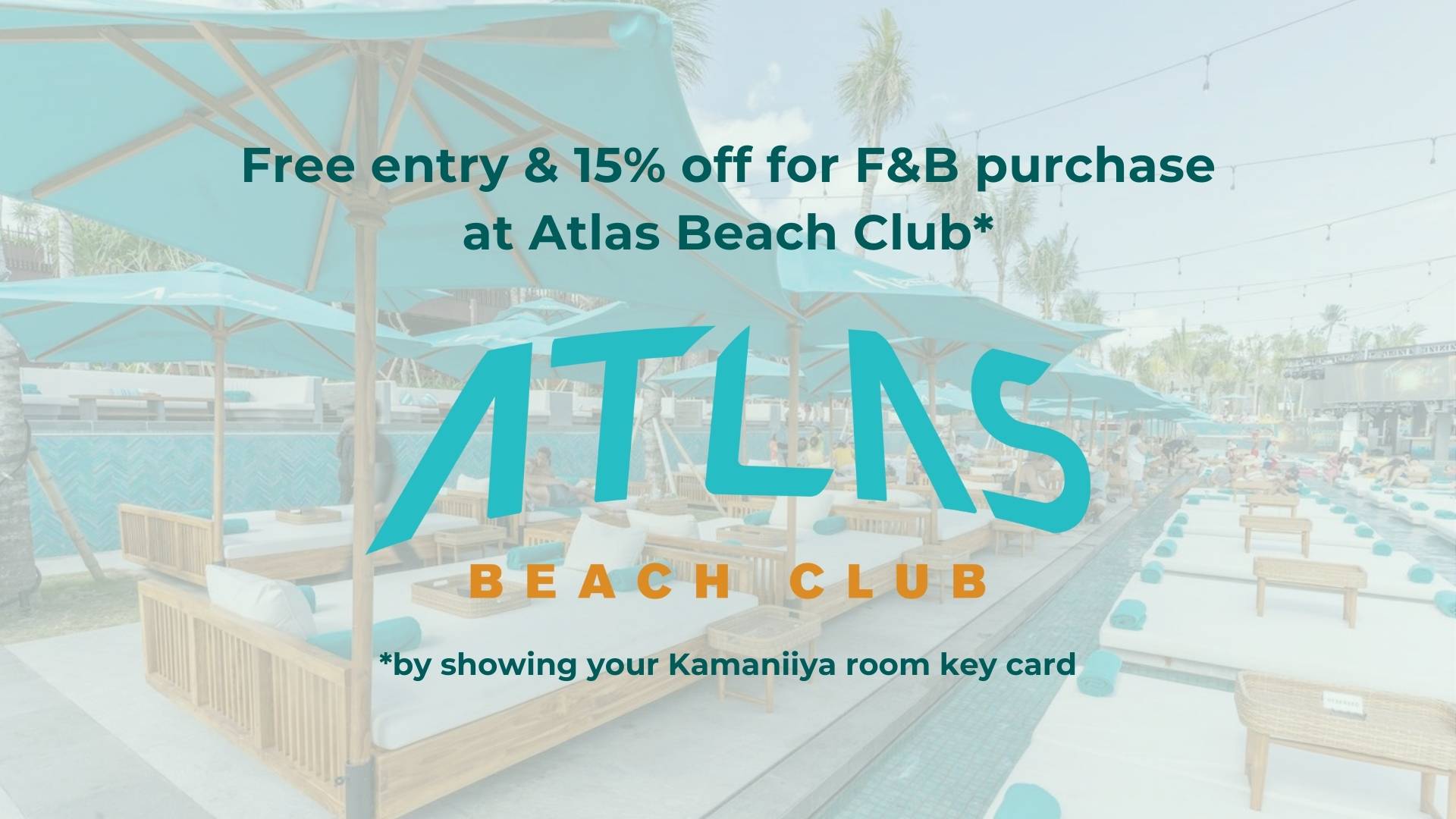 Special perks for direct booking