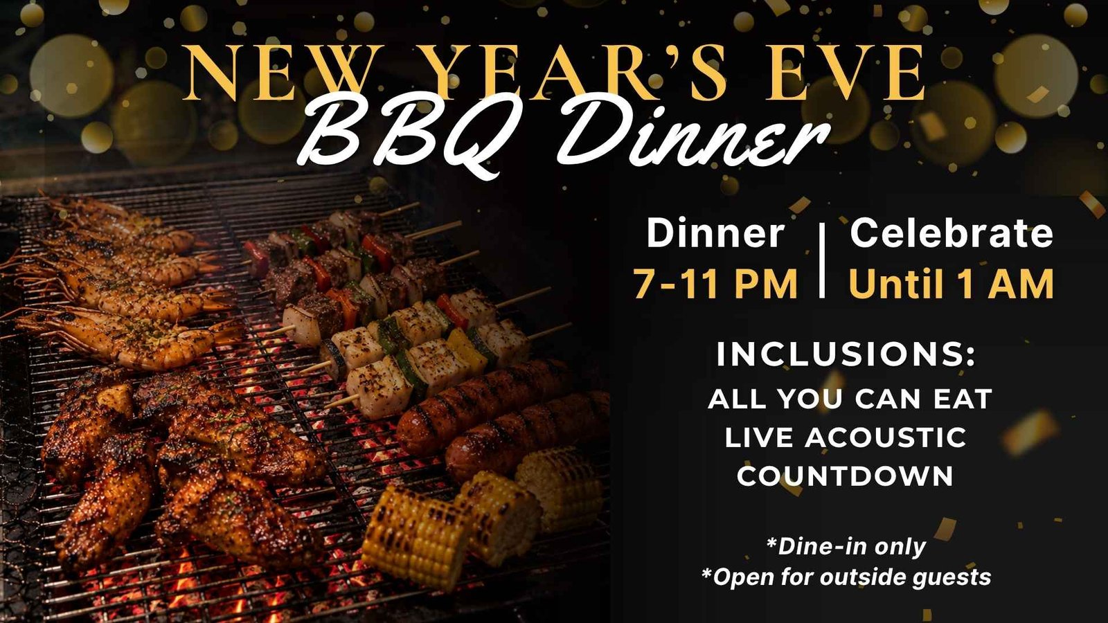 NYE BBQ Dinner